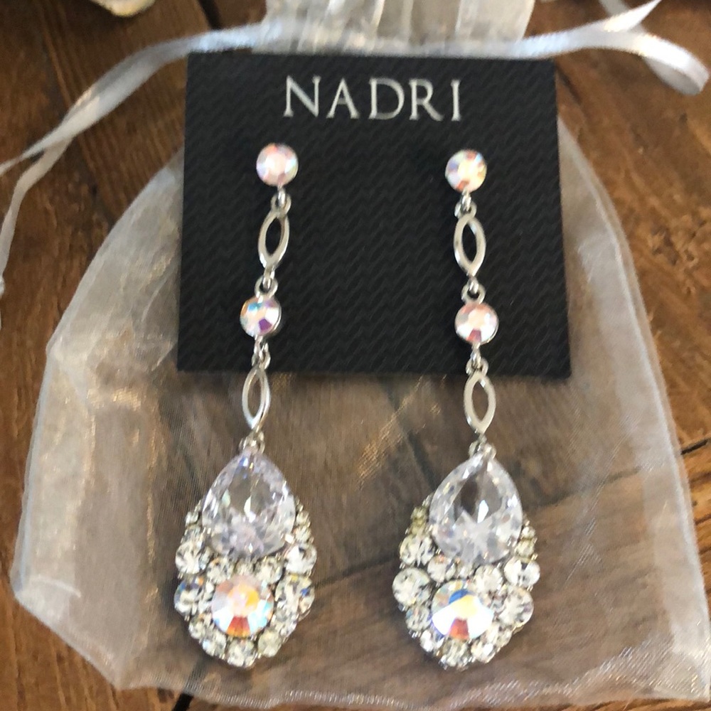 Nadri Crystal Earrings - Worn only a couple times